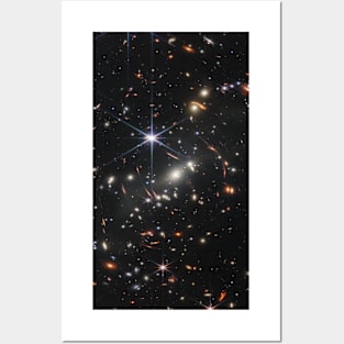 James Webb Telescope Deep Field Stars and Galaxies Posters and Art